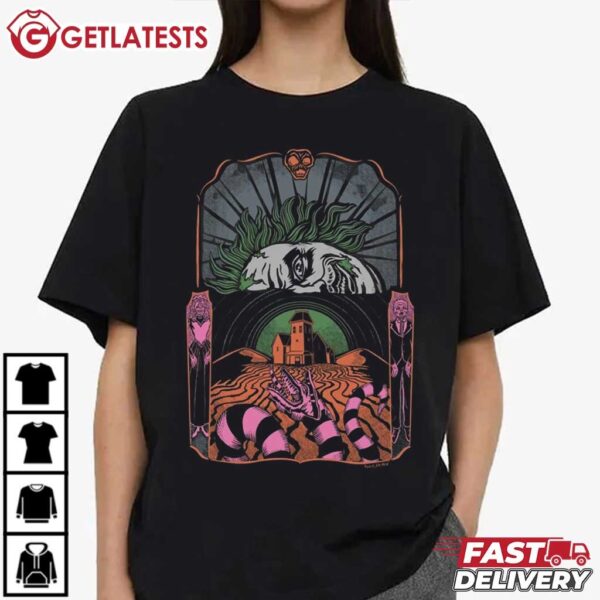 Beetlejuice Tim Burton Horror Movie Halloween T Shirt (4)