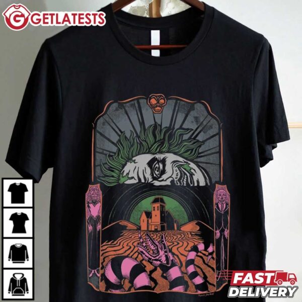 Beetlejuice Tim Burton Horror Movie Halloween T Shirt (2)