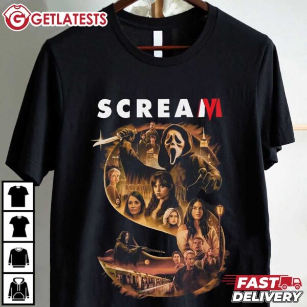 Scream VI Woodsboro Horror Halloween Spooky Movie T Shirt (2)