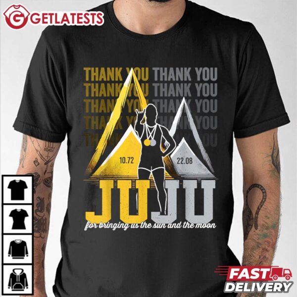 Thank You JuJu Proud And Patriotic Saint Lucia Flag Pitons T Shirt (3)