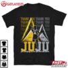 Thank You JuJu Proud And Patriotic Saint Lucia Flag Pitons T Shirt (2)