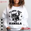 Claws Out Childless Cat Ladies For Kamala Harris T Shirt (1)