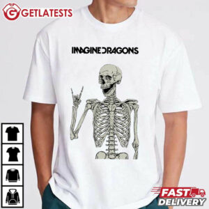 Imagine Dragons Bones Skeleton Funny T Shirt (1)