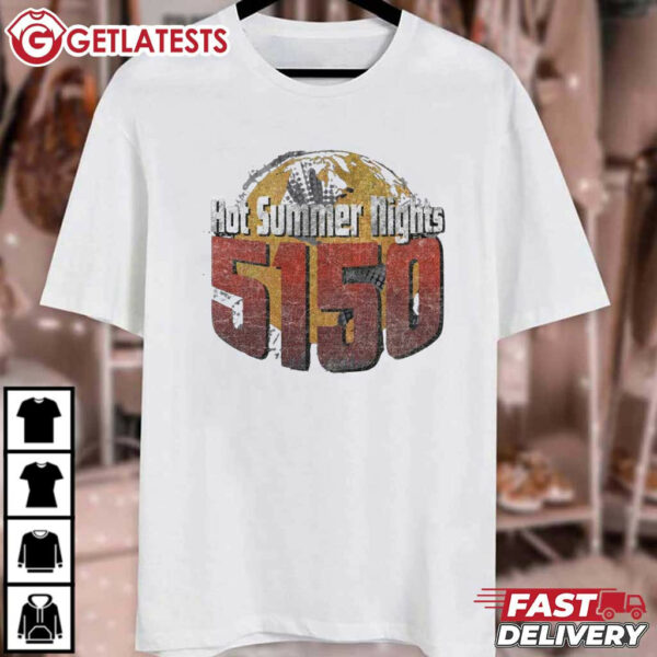 Van Halen Hot Summer Nights 5150 Album T Shirt (1)