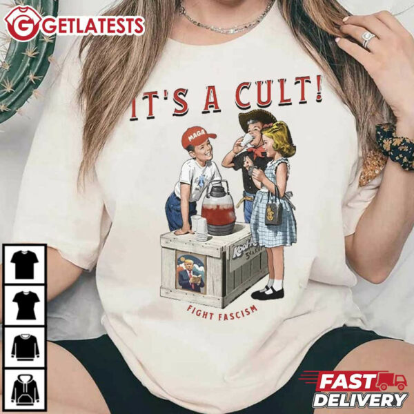 It's A Cult Fight Fascism Anti Trump T Shirt (2)