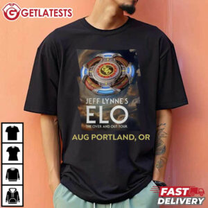 Jeff Lynne's ELO The Over And Out Tour 2024 Custom Text T Shirt (3)