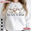 Too Cute To Spook Cute Ghost Halloween T Shirt (1)