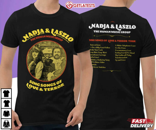 Nadja And Laszlo The Human Music Group T Shirt