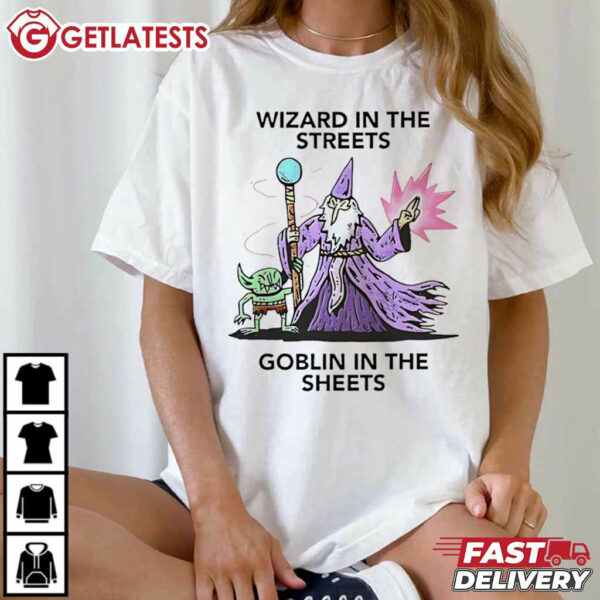 Wizard In The Streets Goblin In The Sheets Funny Halloween T Shirt (4)