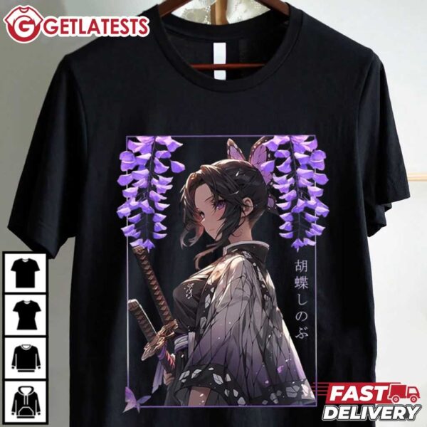 Kochō Shinobu Hashira Demon Slayer Anime T Shirt (2)