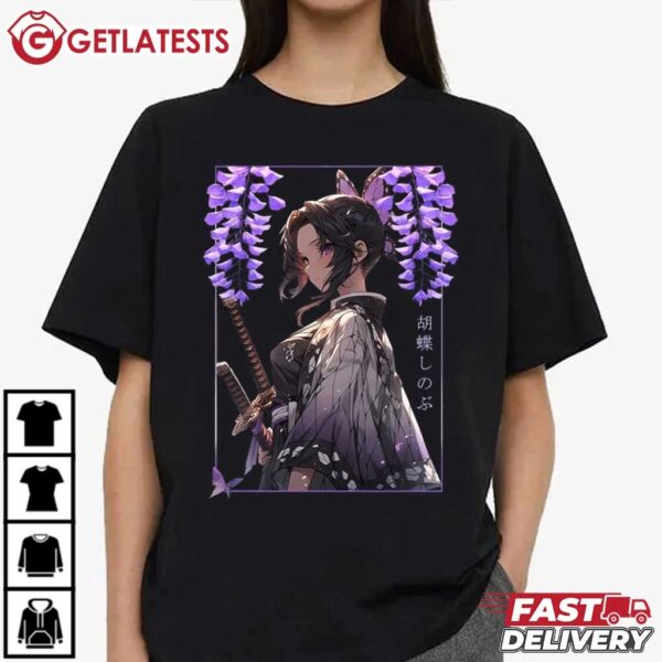 Kochō Shinobu Hashira Demon Slayer Anime T Shirt (3)