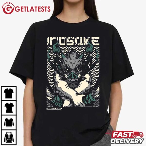 Hashibira Inosuke Demon Slayer Anime T Shirt (4)