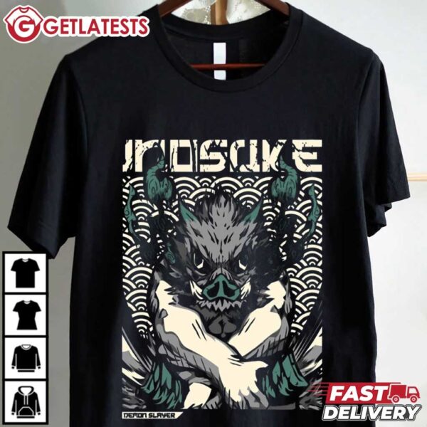 Hashibira Inosuke Demon Slayer Anime T Shirt (2)