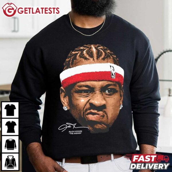 Allen Iverson The Answer NBA Basketball T Shirt (1)