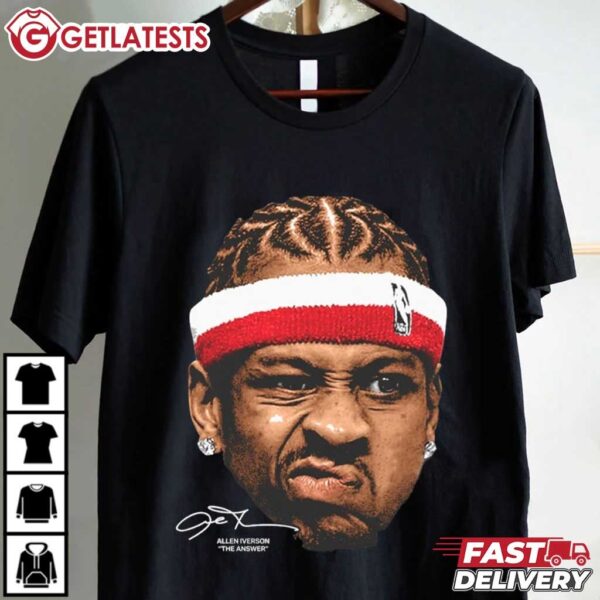 Allen Iverson The Answer NBA Basketball T Shirt (2)