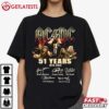 ACDC 51 Years Rock Band Music T Shirt (5)