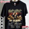 ACDC 51 Years Rock Band Music T Shirt (6)