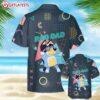 Bluey Rad Dad Bandit Heeler Hawaiian Shirt