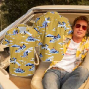 Brad Pitt Once Upon A Time In Hollywood Hawaiian Shirt (2)