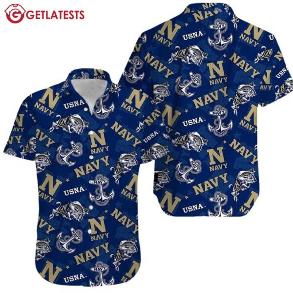 United States Naval Academy Navy Veteran Hawaiian Shirt (1)