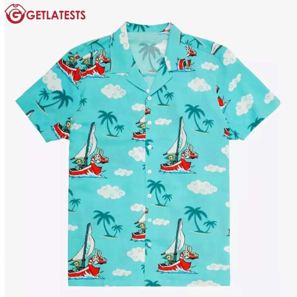 Nintendo The Legend of Zelda The Wind Waker Summer Hawaiian Shirt (2)