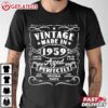 Vintage Made In 1959 Aged Perfectly Original Parts 65th Birthday T Shirt (3)