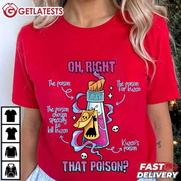 Oh Right That Poison Kuzco The Emperor's New School T Shirt (2)