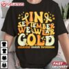 In September We Wear Gold Childhood Cancer Awareness T Shirt (1)