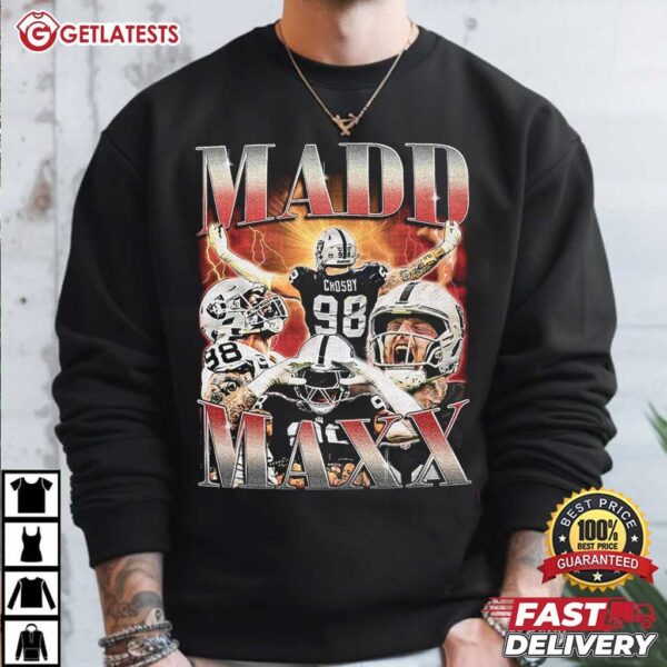 Madd Maxx Crosby American Football NFL T Shirt (1)