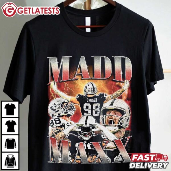 Madd Maxx Crosby American Football NFL T Shirt (2)