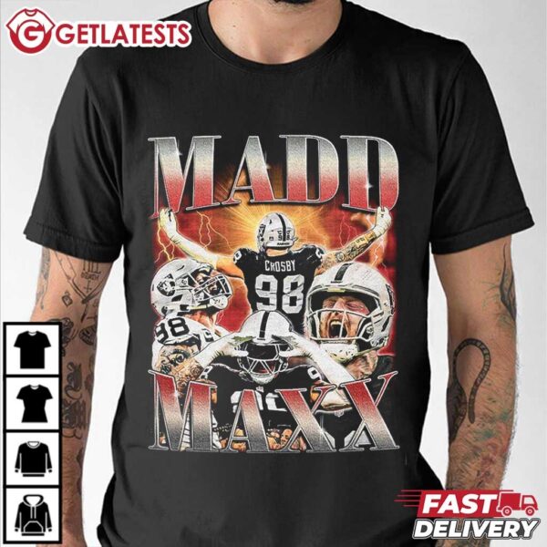 Madd Maxx Crosby American Football NFL T Shirt (3)