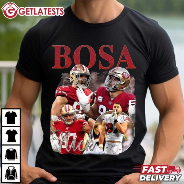 Nick Bosa American Football NFL T Shirt (3)