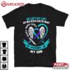 Teal and Purple Suicide Awareness Ribbon In Memory Of My Son T Shirt (2)