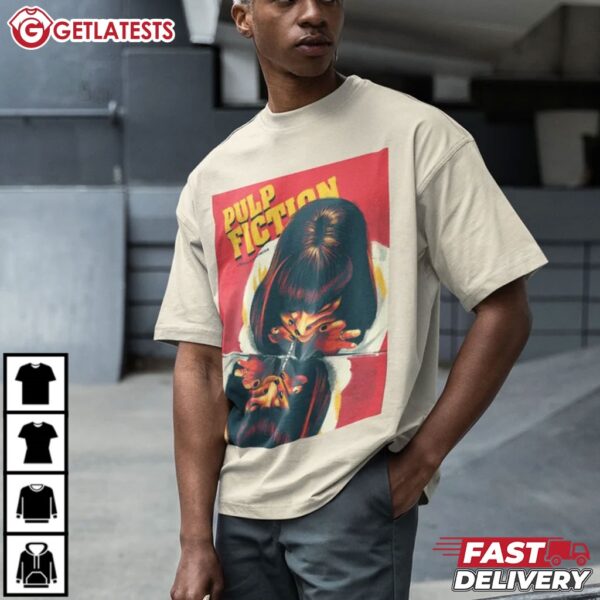 Pulp Fiction Mia Wallace Quentin Tarantino Film T Shirt (1)