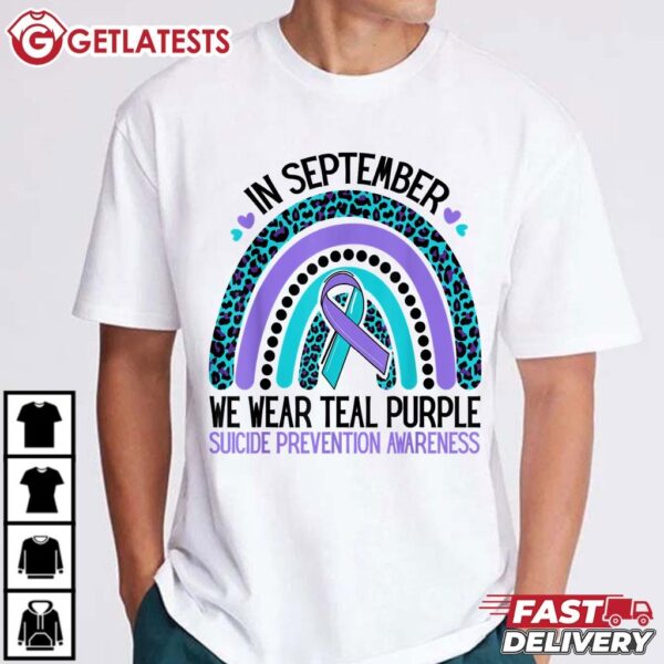 In Septemper We Wear Teal Purple Suicide Prevention Awareness T Shirt (3)