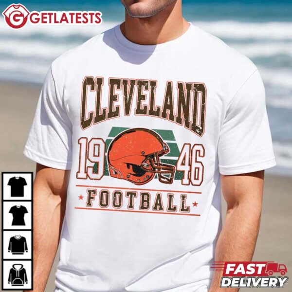 Cleveland Browns 1946 American Football T Shirt (3)