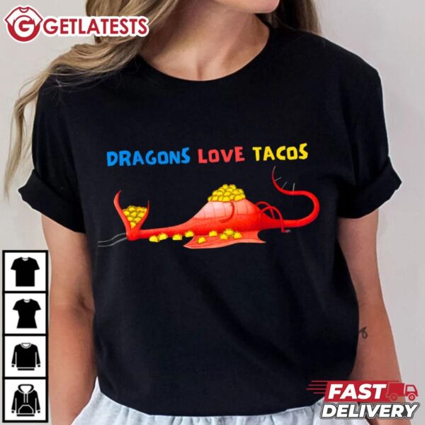 Dragons Love Tacos Essential Kids T Shirt (1)