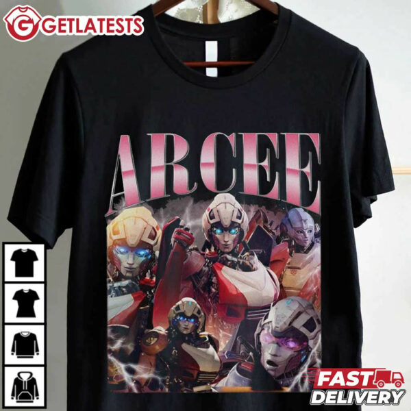 Arcee Autobot Transformers Movie T Shirt