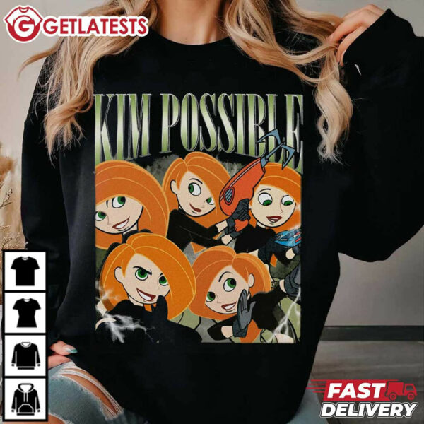 Kim Possible Action Cartoon T Shirt