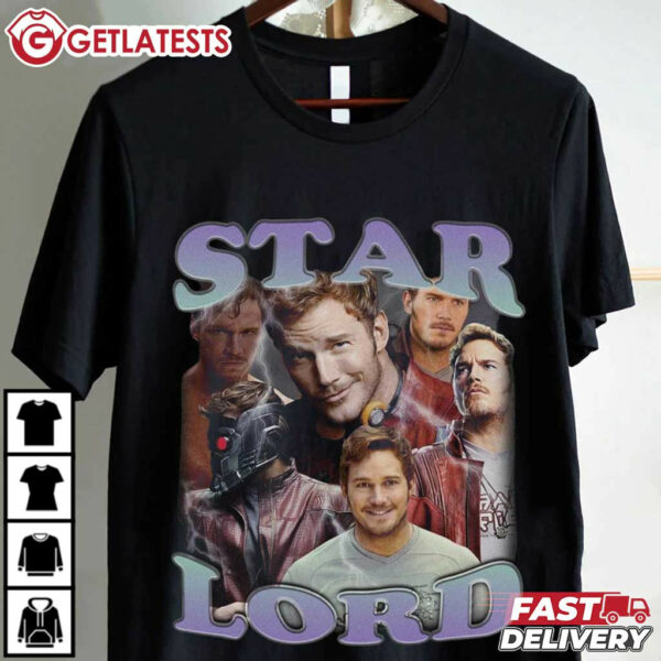 Star Lord Peter Qill Guardians of the Galaxy T Shirt (3)