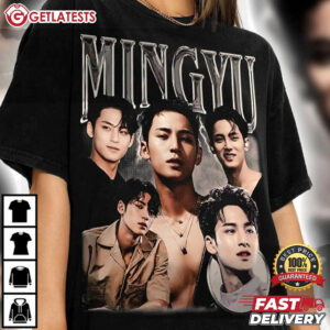 Mingyu Korean Rapper And Singer K Pop Music T Shirt 1