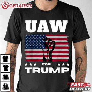 United Auto Workers for Donald Trump UAW 2024 T Shirt (2)