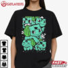 Pokemon Bulbasaur Fushigidane Japanese Anime T Shirt (4)