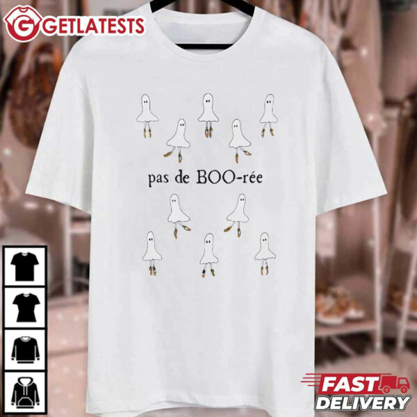 Pas De BOO rée Ballet Dancer Spooky Halloween T Shirt (3)