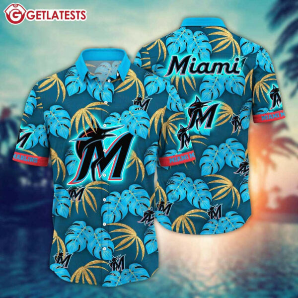 Miami Marlins MLB Tropical Summer Hawaiian Shirt