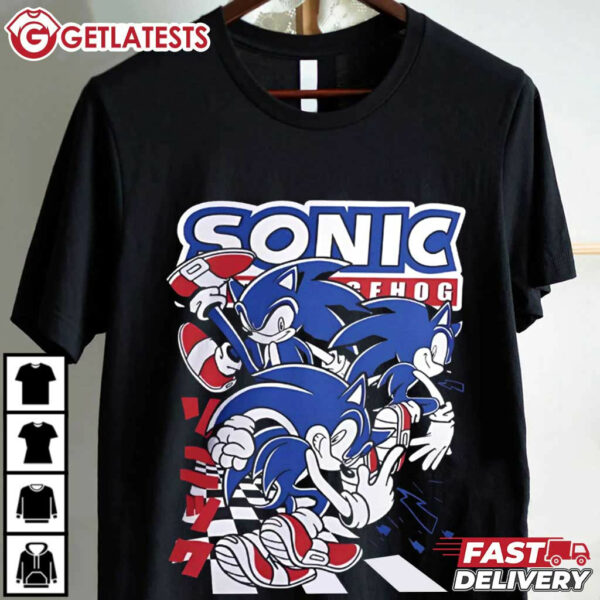 Sonic the Hedgehog Japanese Games T Shirt (2)