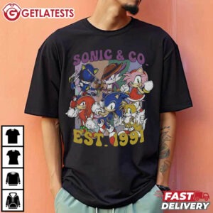 Sonic The Hedgehog and Co. Vintage 1991 T Shirt (2)