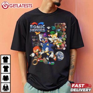 Sonic Heroes Knuckles Tails Gaming T Shirt (3)