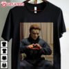 Michael Myers Heart Hands Halloween T Shirt (2)