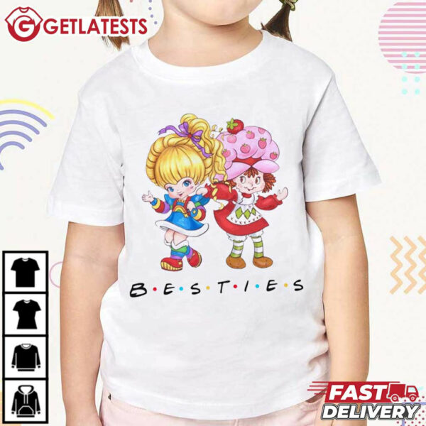 Besties Rainbow Brite and Strawberry Shortcake Friends Cute T Shirt (4)